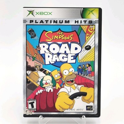 The Simpsons Road Rage - OG Xbox  - Platinum Hits W/ Manual - Generic Case