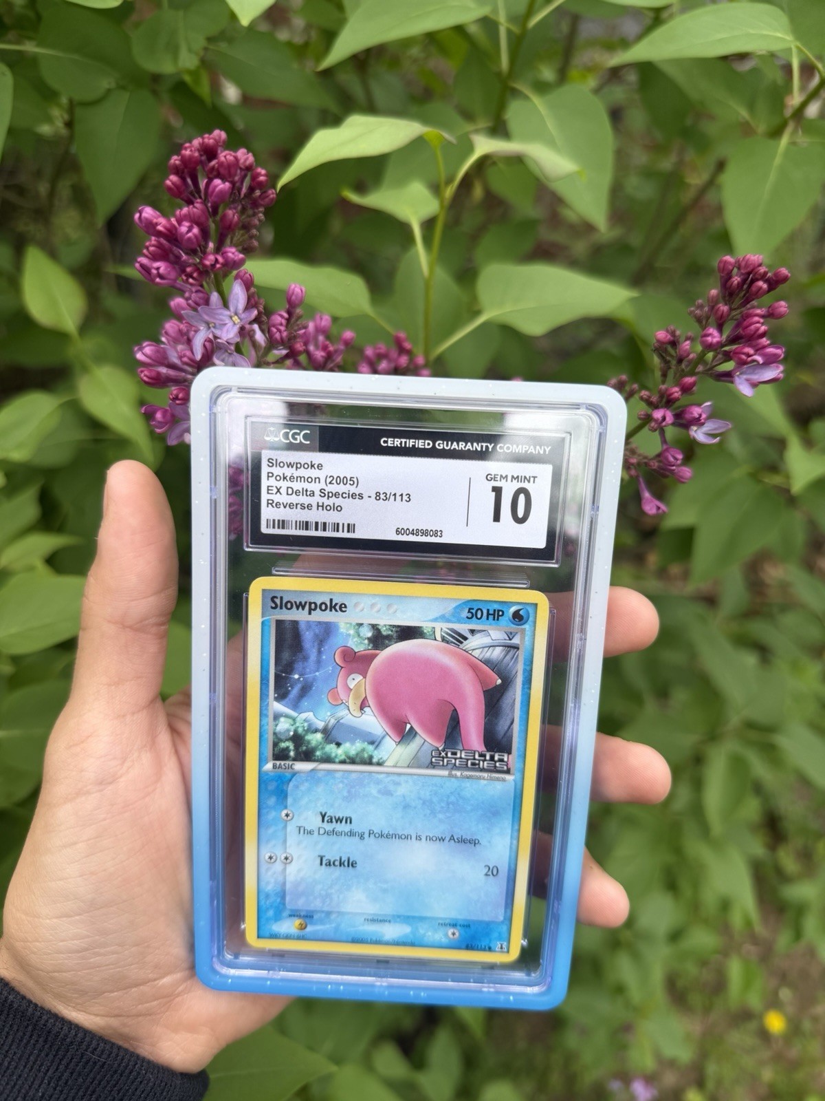 Pokémon Slowpoke EX Delta Species 83/113 Reverse Holo 2005 CGC 10