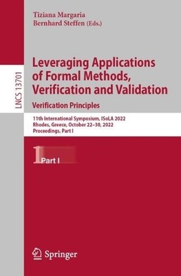Nutzung von Anwendungen formaler Methoden, Verifizierung und V... - 9783031198489
