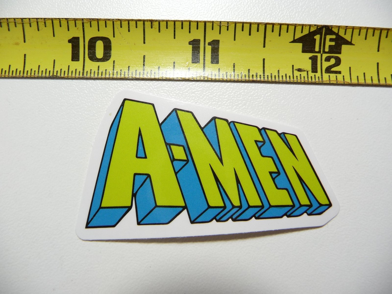 Faith-Inspired Cartoon Style AMEN Decal Sticker for Church & Christian Beliefs