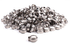 Lot of 270 Oetiker Stainless Steel 1 Ear Hose Clamp w/ Insert 17.5mm 15400068