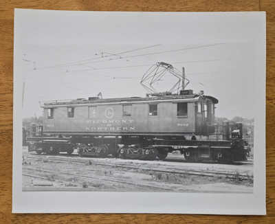 #ad Vintage Piedmont amp; Northern Electric Train Engine 8 X 10 Photograph Railroadia $29.95
