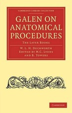 Galen on Anatomical Procedures: The Later Books by Galen (English) Paperback Boo