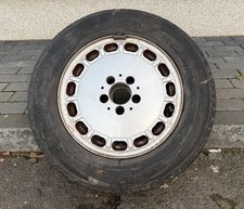 Mercedes W126 R107 Alufelge 7J x 15 Gullideckel  A1264003002 Ersatzrad 16-Loch