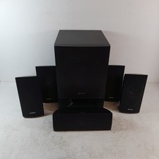 Sony Home Theatre Surround Sound Speakers Subwoofer and Satellites Working