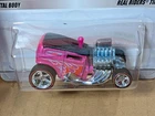 Hot Wheels Larry's Garage - Shift Kicker PINK w/ Redline Real Riders - Lot B 26