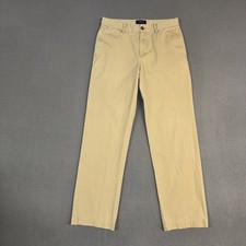 Polo Ralph Lauren Pants Boys 18 Khaki Brown Straight Leg Flat Front Cotton Twill
