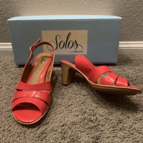 Solos sling back heels SZ 8 NIB