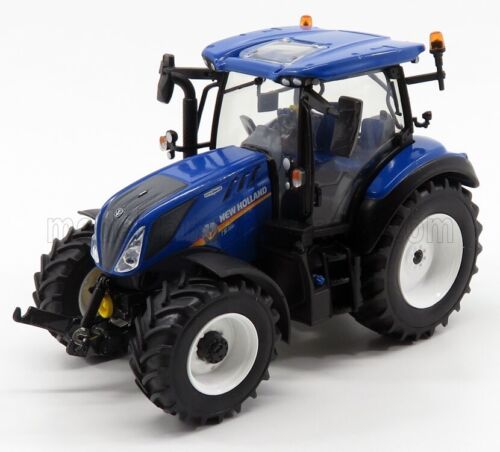 Universal Hobbies 1/32 NEW HOLLAND T5.130 AUTO COMMAND TRACTOR 2018 BLUE RED/YLW - Picture 1 of 2