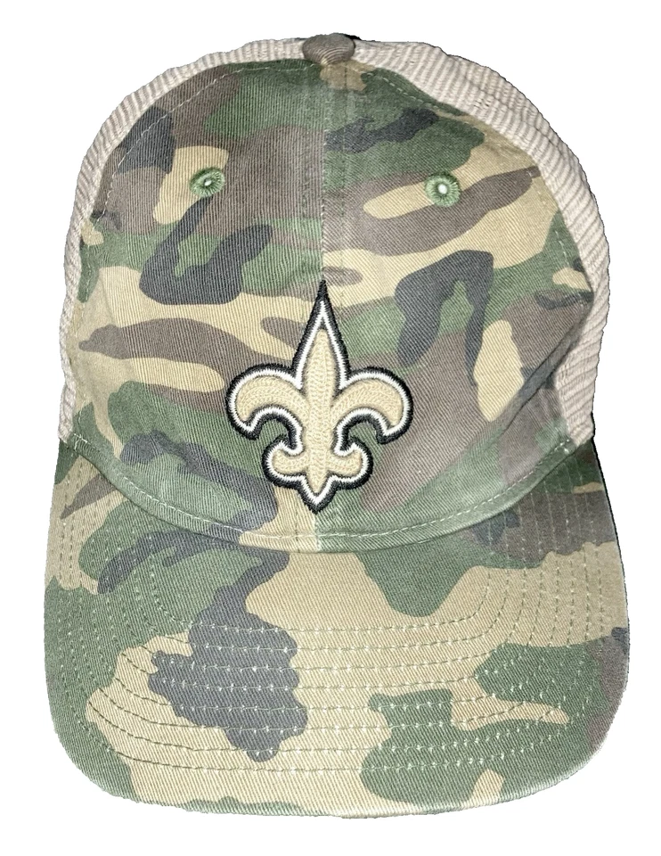 Gorra de béisbol New Orleans Saints Woodland camuflada Snapback NFL Reebok Foto 2 de 4