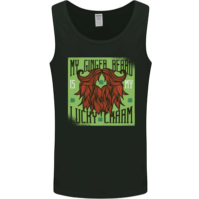 St. Patricks Tag Ginger Beard Glücksbringer Herren Weste Tank Top