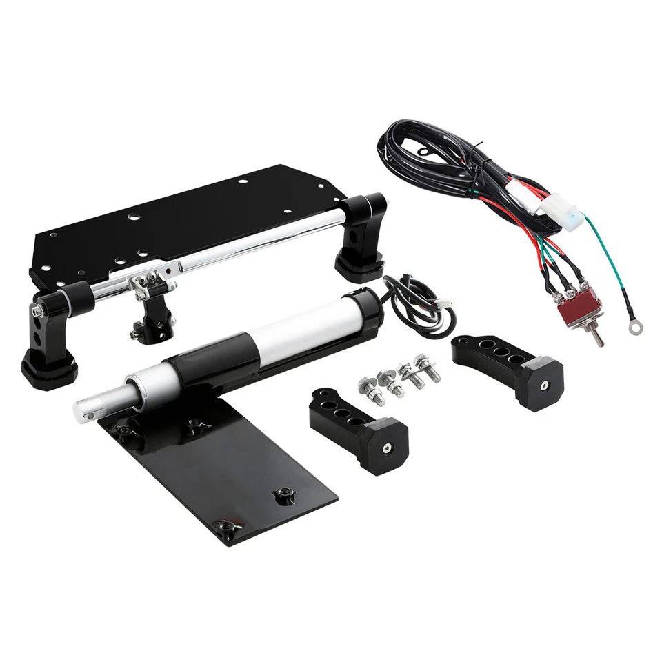 Soporte central eléctrico apto para Harley Road Street Glide Bagger 2017-2025 2022 21 Foto 2 de 4