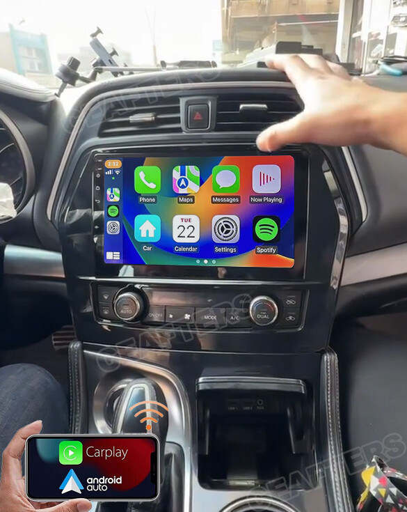 4+64G Android 14 For 2016-2023 Nissan Maxima Car Carplay GPS NAVI Radio Stereo