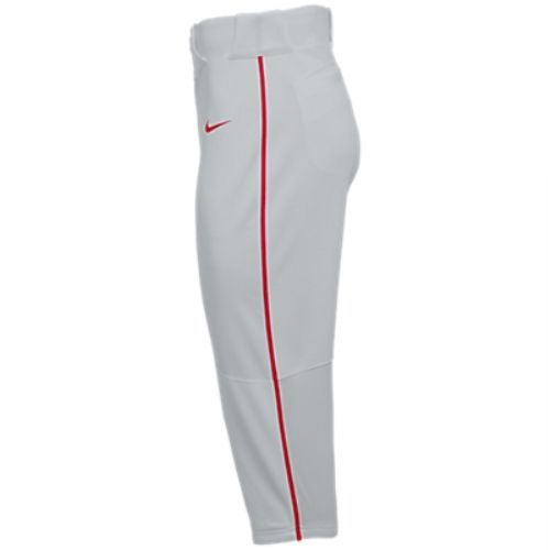 Nike Vapor Select High Piped Men's Baseball Knicker Pants, Grey/Red eBay