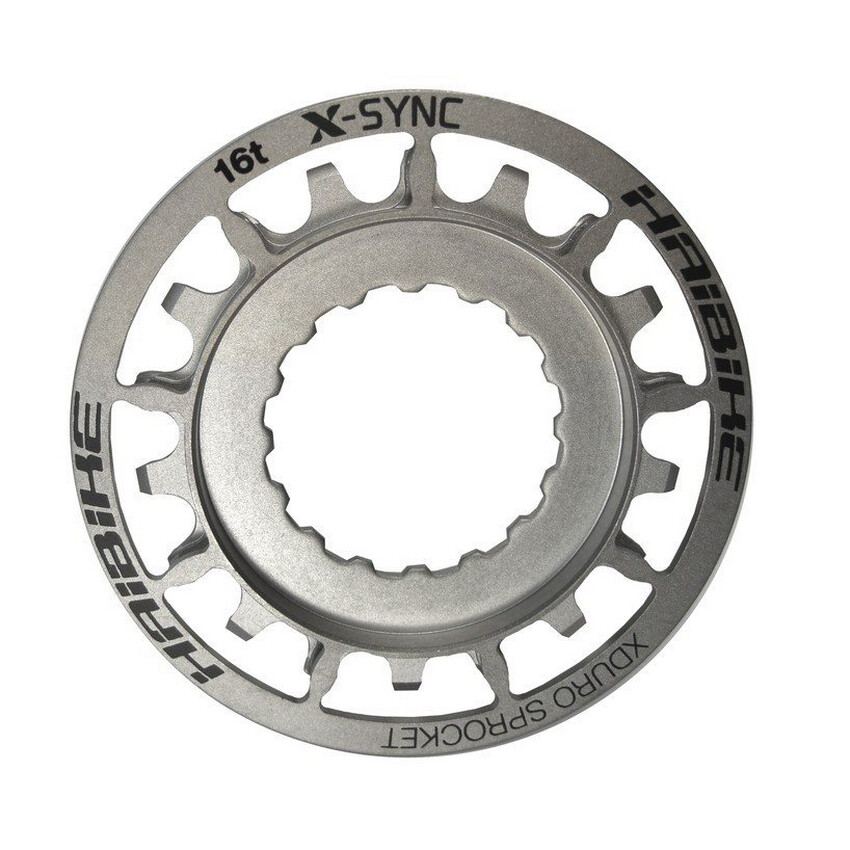 pignone e-bike per bosch xduro 16 denti acciaio inox silver Haibike Cassetta pig