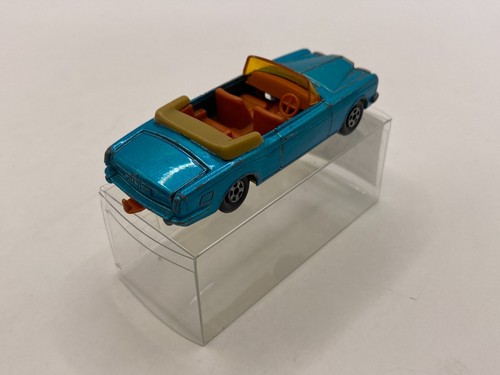 MATCHBOX SF 69 ROLLS-ROYCE SILVER SHADOW - YELLOW BASE -BLUE 3inch- GOOD - 521 - Picture 5 of 6