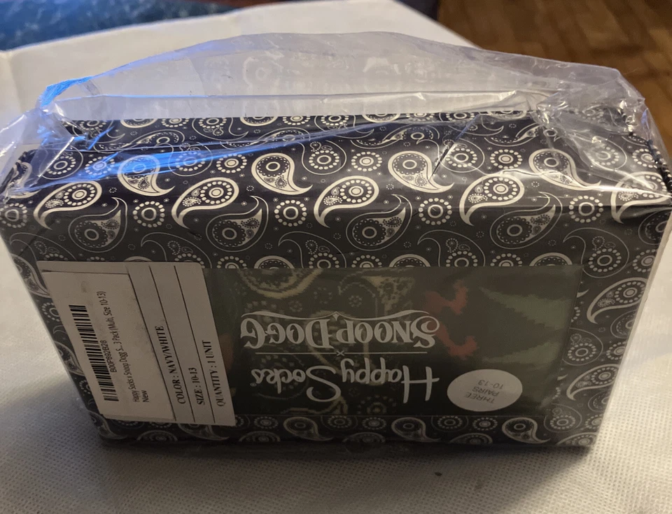 Snoop Dogg Happy Socks.  3 Pair New In Package. - Image 3 of 4