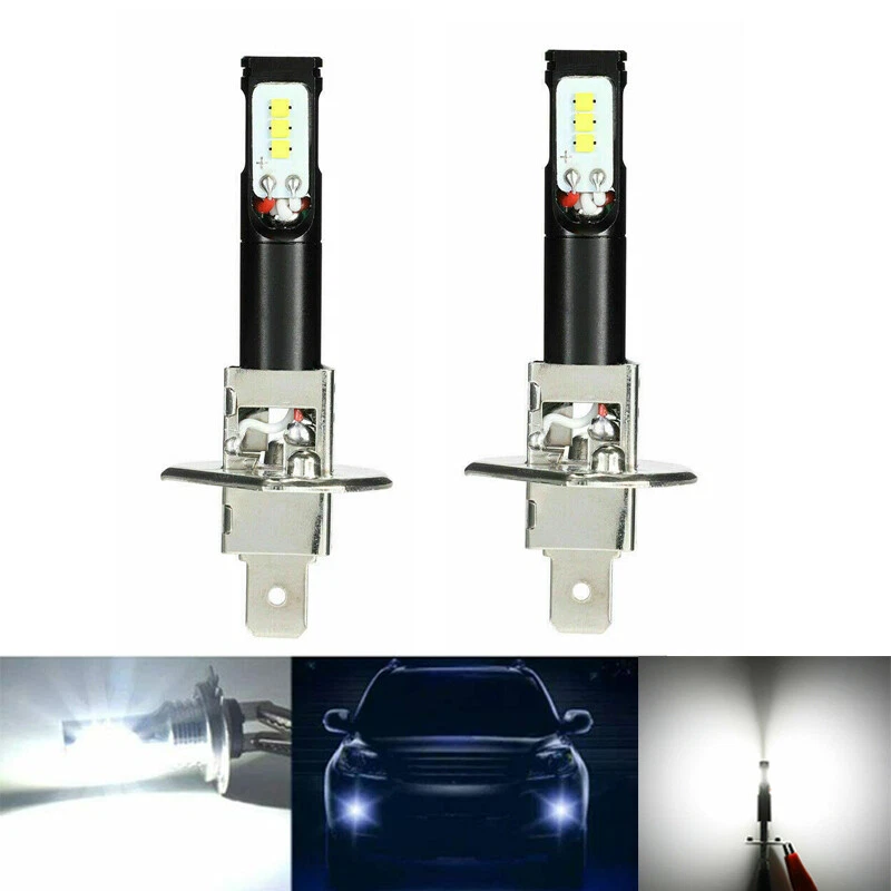 NIGHTEYE H1 6000K 160W LED fog light driving DRL bulbs kit super bright white - Image 2 of 4