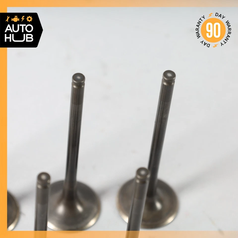 07-15 Mercedes W204 C63 E63 CLS63 AMG Cylinder Head Exhaust Valve Set of 8 OEM - Image 3 of 4