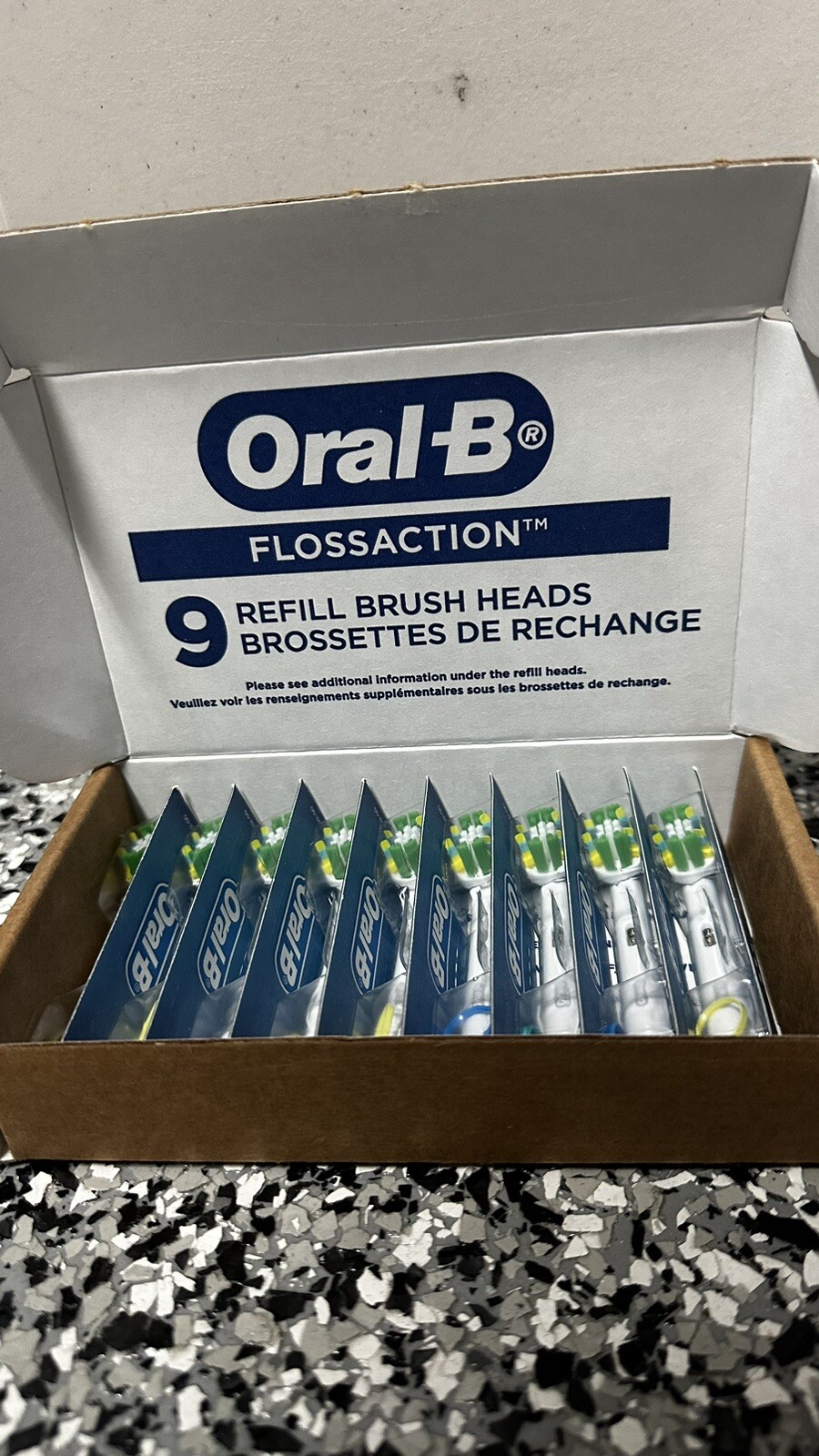 GENUINE OralB Max Advanced Clean Replacement Refill Brush Heads 9