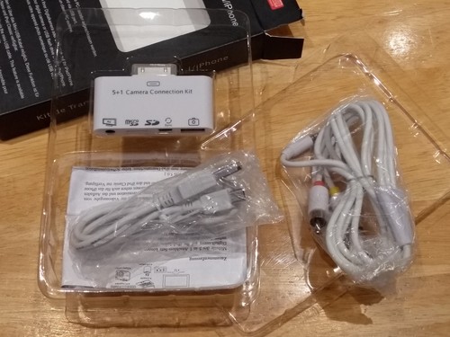5 in 1 Connection Kit for iPad 1 & 2, iPhone 4 & 4S, Boxed, cables, instructions - 第 5/12 張圖片