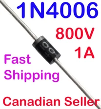 2/4/8/10/50 pcs 1N4006 800V 1A Rectifier Diode DO-204AL DO-41 TH OnSemi