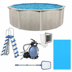 Aquarian Phoenix 15ft x 52in Above Ground Swimming Pool w/Pump and Pool Ladder - Click1Get2 Coupon&set=par&set=par1&set=par1