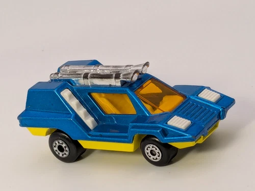 Vintage Matchbox Car 1975 Lesney Superfast No 68 Cosmobile England Blue w/White