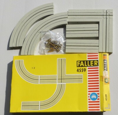 Faller AMS 4559 - einspuriges Kreuzungsset in OVP, 60er Jahre Spielzeug (BNL644)