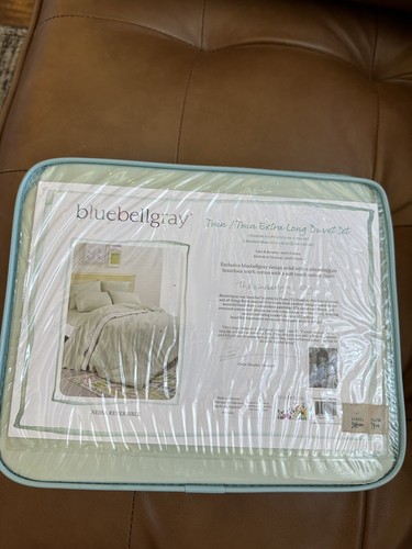 Bluebellgray Nessa Reversible FULL / QUEEN Duvet Cover & 2 Shams MINT / WHITE - 第 3/6 張圖片