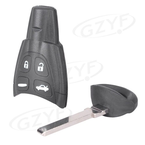 For 2003-2007 Saab 9-3 Sport Sedan Remote Key Fob Shell/CASE+BLADE Kit