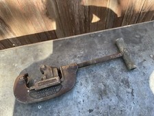 Vintage Ridgid Tools No. 1 & 2 Heavy Duty Pipe Cutter 1/8" to 2" Made In USA