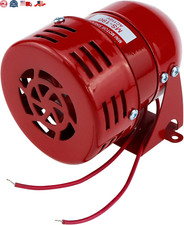 Motor Siren Red 1Pc AC 110V 114Db Industry El...