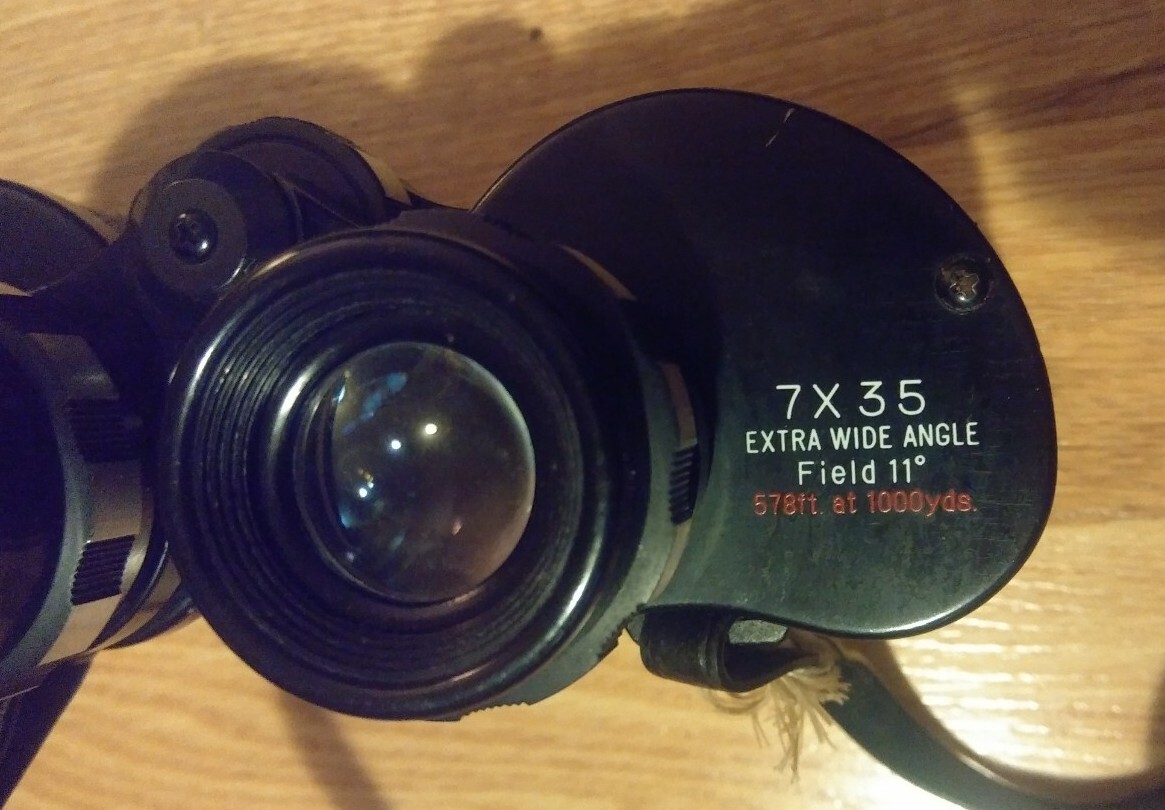 Vintage Manon Extra Wide Angle Binoculars 7 x 35 Field w/Case eBay