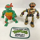 Vintage TMNT 90's Michelangelo Mike Fugitoid Patch Teenage Mutant Ninja Turtles