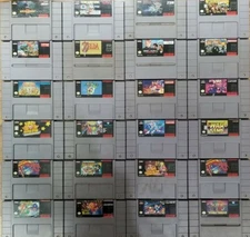 SNES Games J - SO game cartridge TESTED
