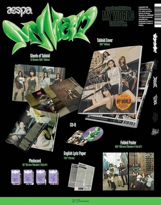 Aespa - My World-the 3rd Mini Album (Tabloid Version) CD NEU OVP