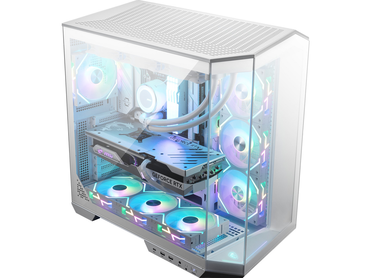 Корпус для компьютера MSI MAG PANO 100L PZ White Mid Tower