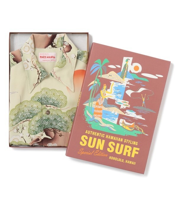 SUN SURF Special Edition Hawaiian Shirt FLOWER BLOOMING FOLKTALE