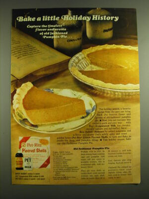 1971 Pet Milk, Brer Rabbit Moasses & Pet-Ritz Frozen Piecrust Shells Ad ...