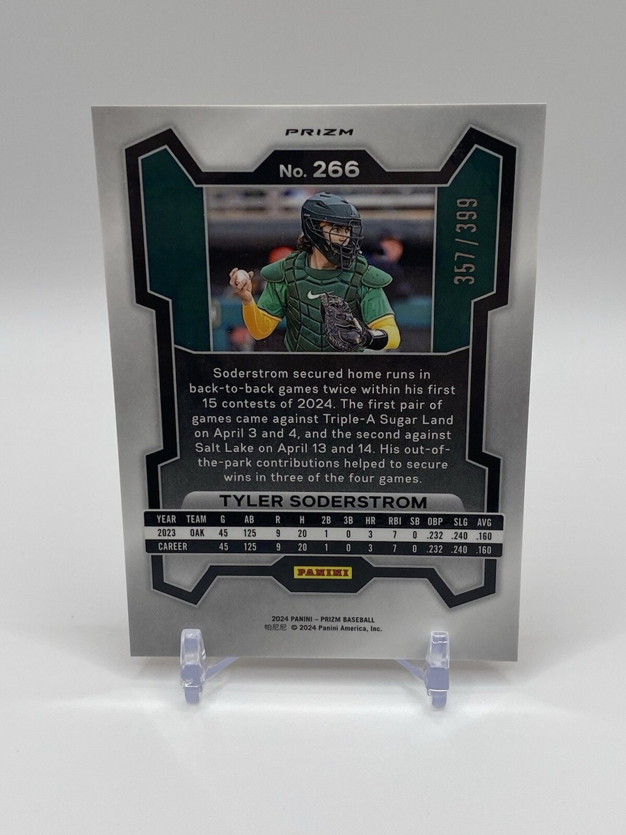 2024 Panini Prizm Orange Pulsar Prizm /399 Tyler Soderstrom