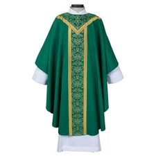 Green Chasubles, St. Remy Gothic Chasuble and Stole, Green Chasuble Vestment