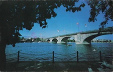 Postcard Arizona Lake Havasu City London Bridge c1981 AZ