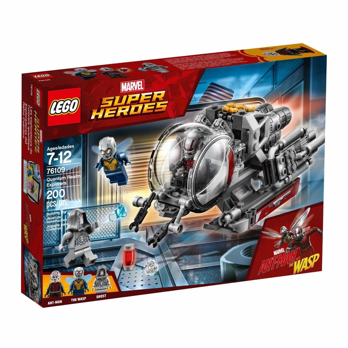 76109 QUANTUM REALM EXPLORERS lego legos set NEW marvel WASP ant