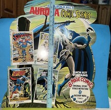 AURORA 1974 COMIC SCENES BATMAN STORE DISPLAY...