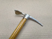 Rare Unusual Walking Stick Pickle Axe Ice Axe Eispickel
