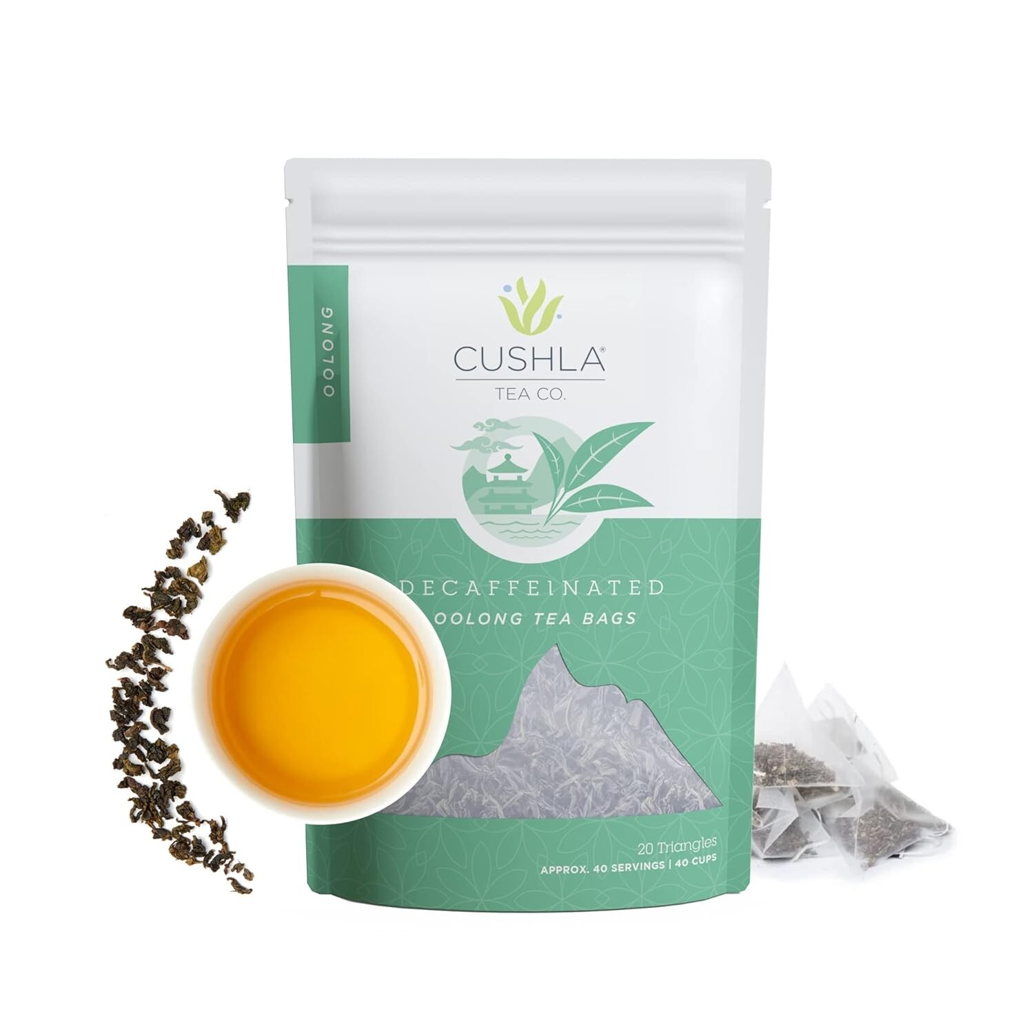 Bags. Organic Caffeine-free Oolong. Cushla Tea
