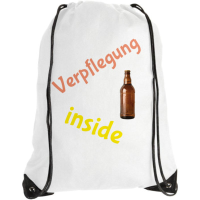 Turnbeutel Sportbeutel Gymbag Verpflegung Inside