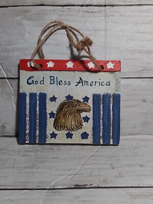 God Bless America Sign 4 x 5