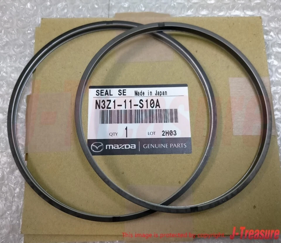 Juego de 4 anillos de sello de control de aceite de motor rotativo genuino MAZDA RX-7 FC3S FD3S RX-8 SE3P Foto 3 de 4